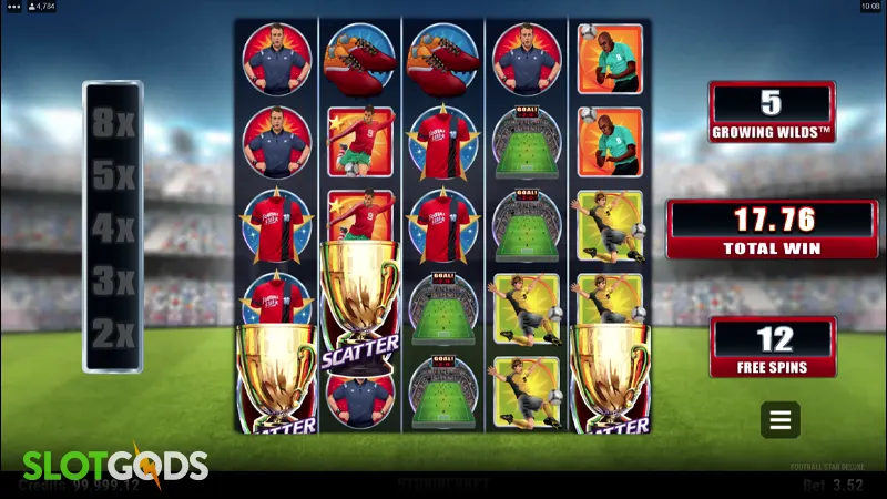 Football Star Deluxe Slot - Screenshot 3