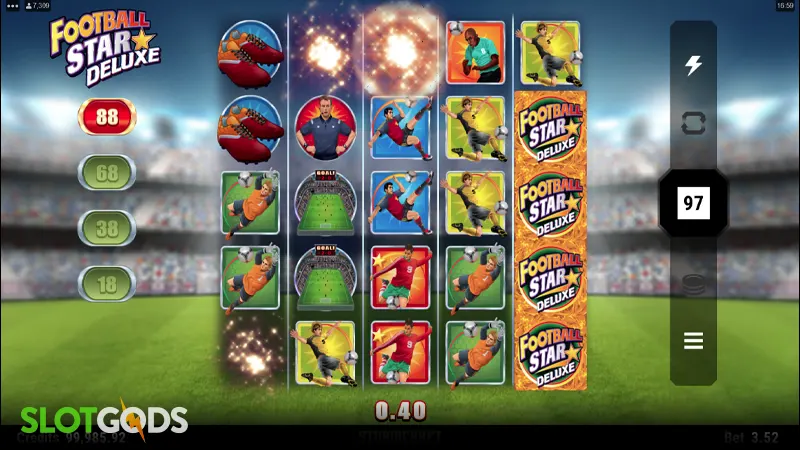 Football Star Deluxe Slot - Screenshot 2