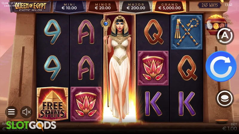 Queen of Egypt: Exotic Wilds Slot - Screenshot 3