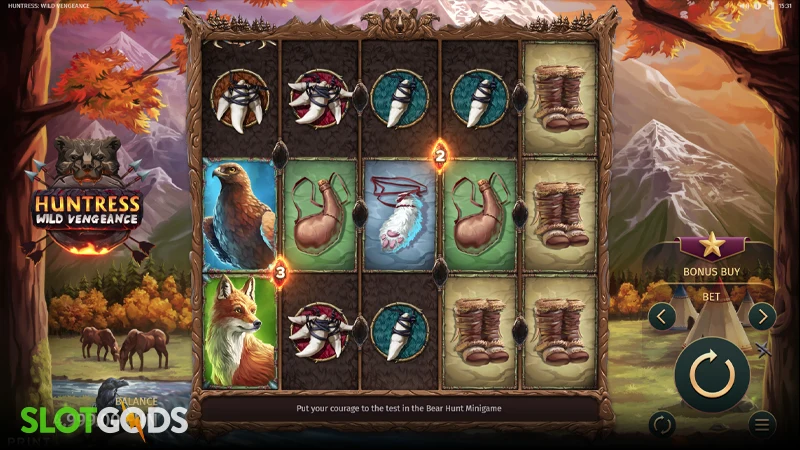Huntress Wild Vengeance Slot - Screenshot 1