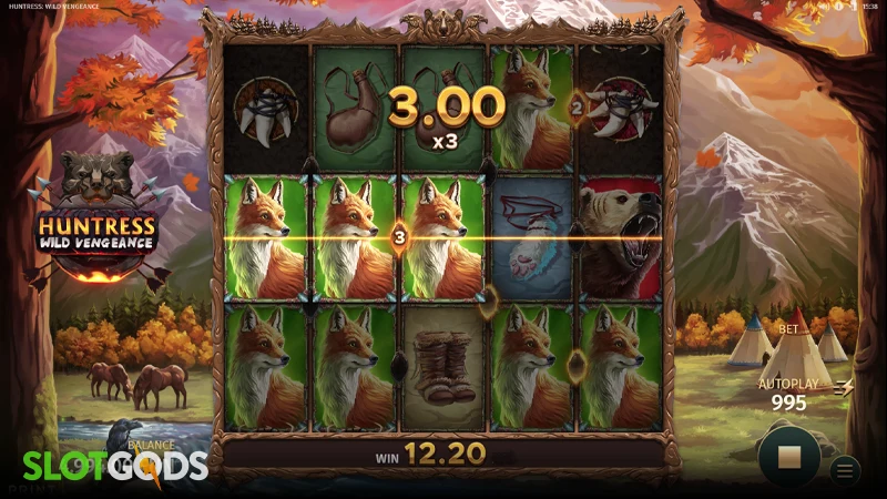Huntress Wild Vengeance Slot - Screenshot 2