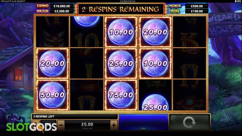 Blue Wizard Slot  Play At PartyCasino