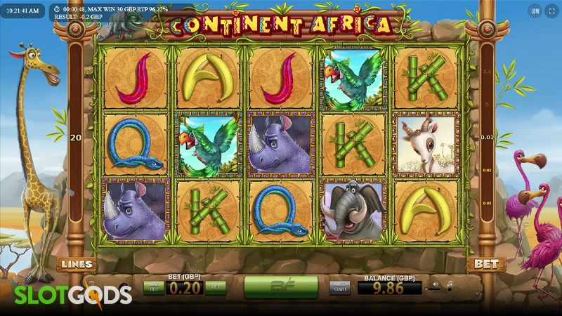 Continent Africa Slot - Screenshot 