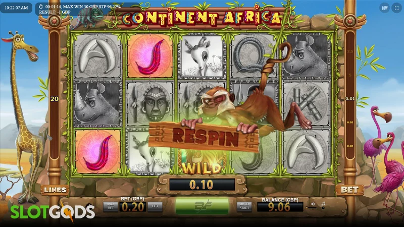 Continent Africa Slot - Screenshot 3