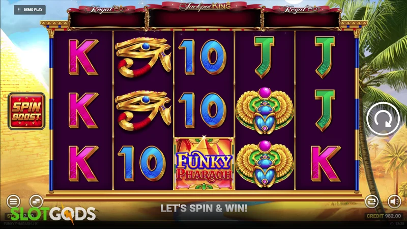 Funky Pharaoh Jackpot King Slot - Screenshot 