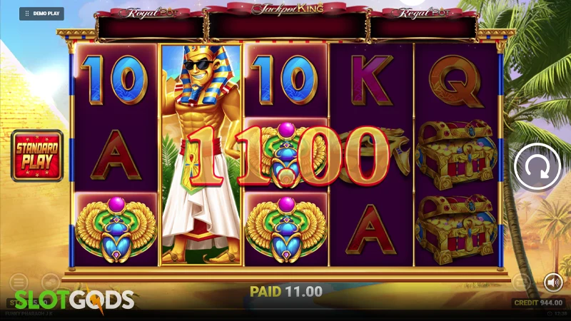 Funky Pharaoh Jackpot King Slot - Screenshot 3