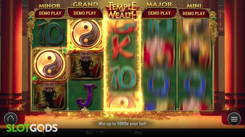Temple of Wealth Slot - Screenshot 2