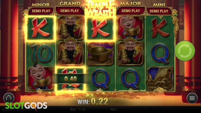 Temple of Wealth Slot - Screenshot 3