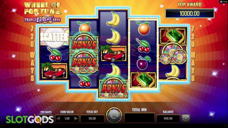 Wheel of Fortune: Triple Spin Extreme Slot - Screenshot 2