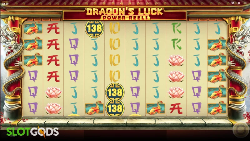 Dragon's Luck Power Reels Slot - Screenshot 1