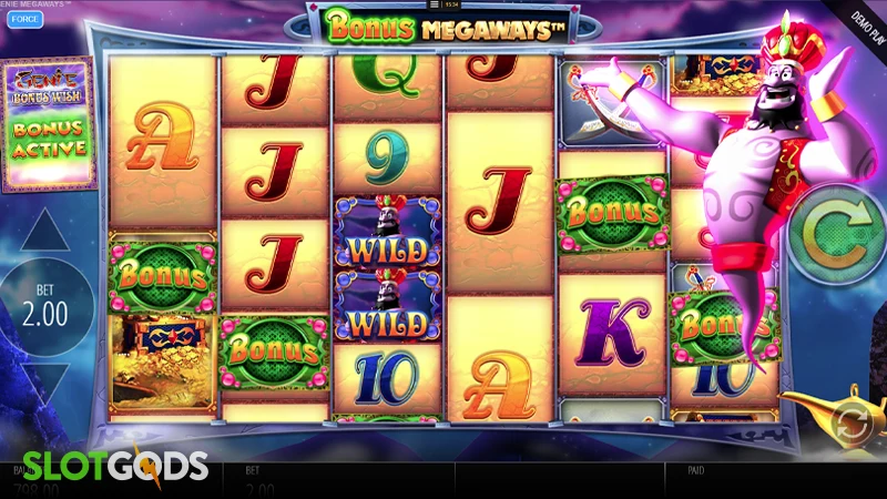 Genie Jackpots Megaways Slot - Screenshot 
