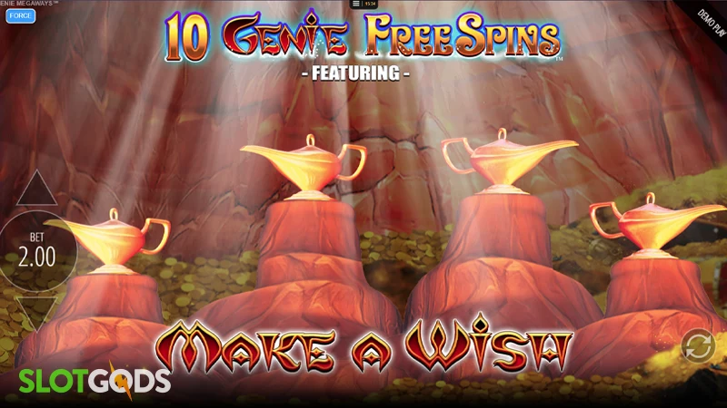 Genie Jackpots Megaways Slot - Screenshot 3