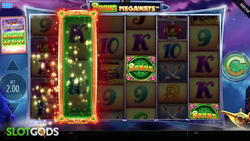 Genie Jackpots Megaways Slot - Screenshot 2