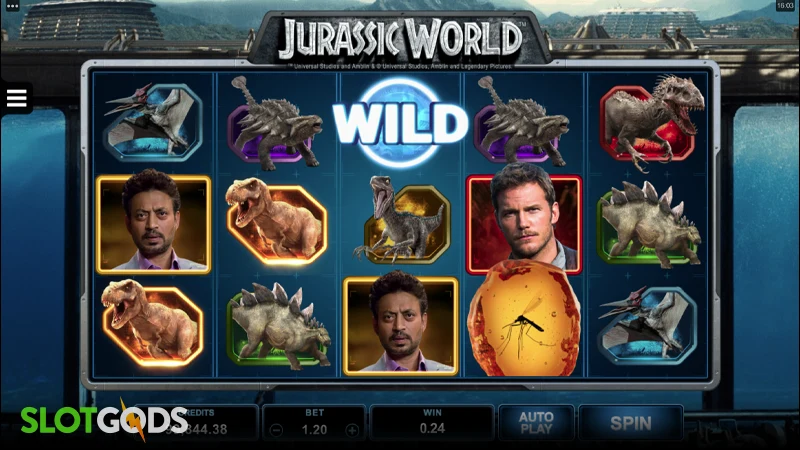 Jurassic World Slot - Screenshot 2