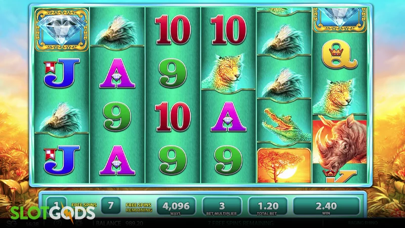 Raging Rhino Slot - Screenshot 2
