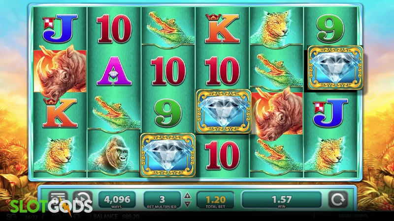 Raging Rhino Slot - Screenshot 3