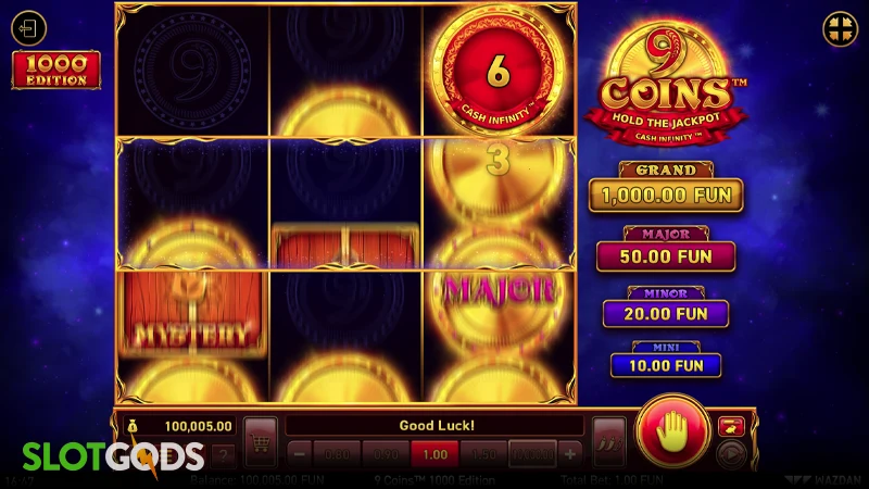 9 Coins™: 1000 Edition Slot - Screenshot 2