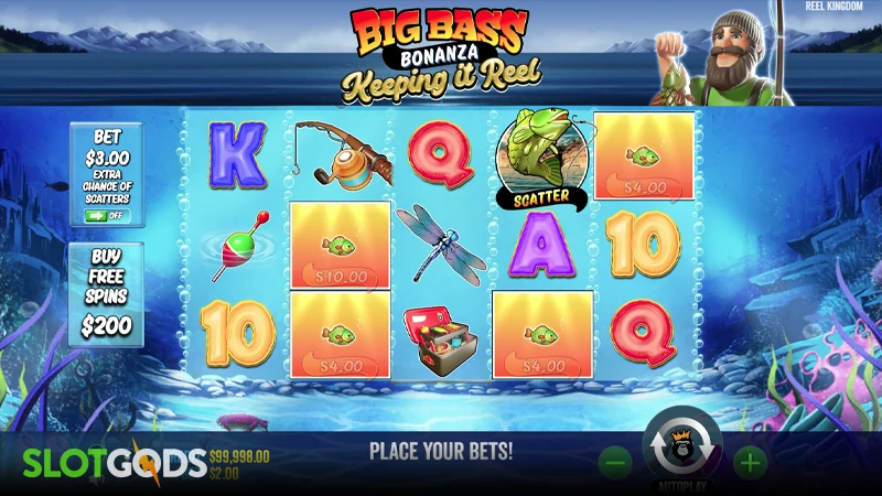 Big Bass Keeping It Reel Slot - Screenshot 