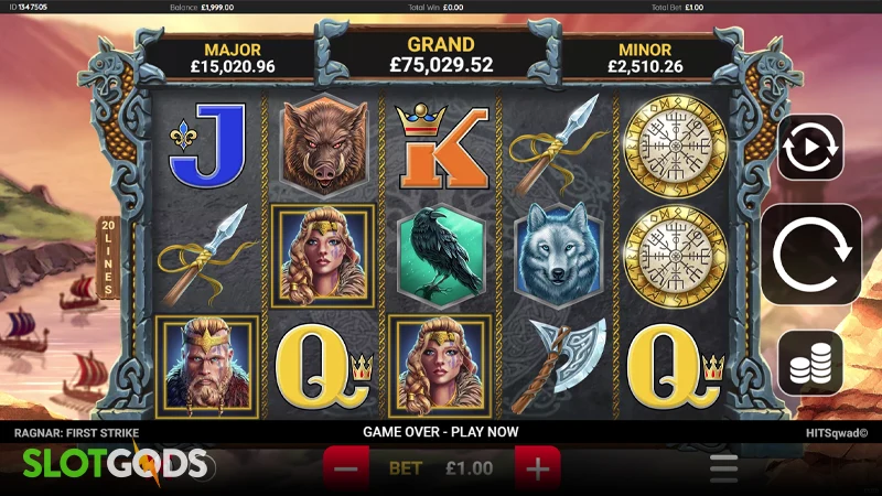 Ragnar: First Strike Slot - Screenshot 