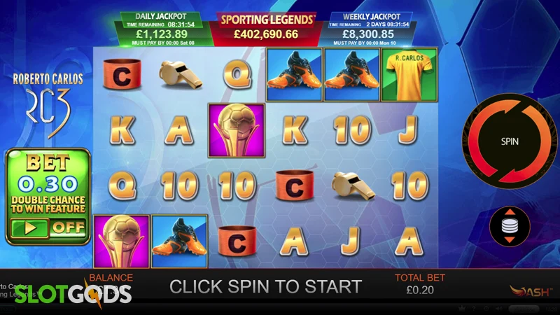 Roberto Carlos: Sporting Legends Slot - Screenshot 3