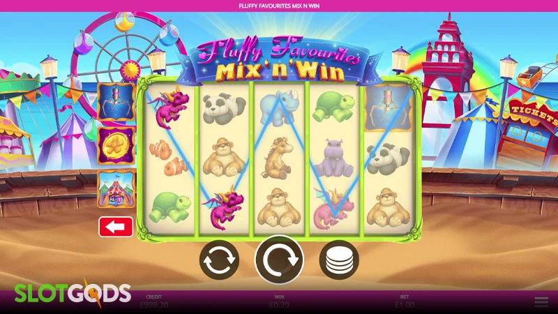 Fluffy Favourites Mix n Win Slot - Screenshot 2