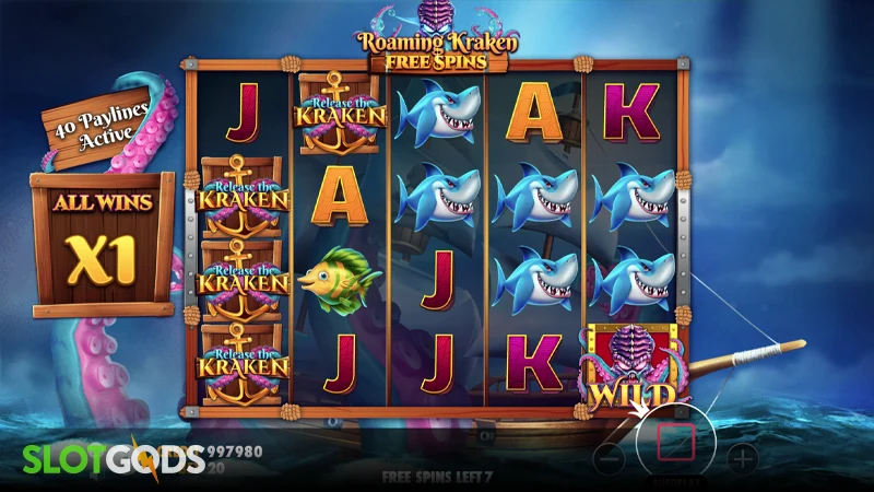 Release the Kraken Slot - Screenshot 3