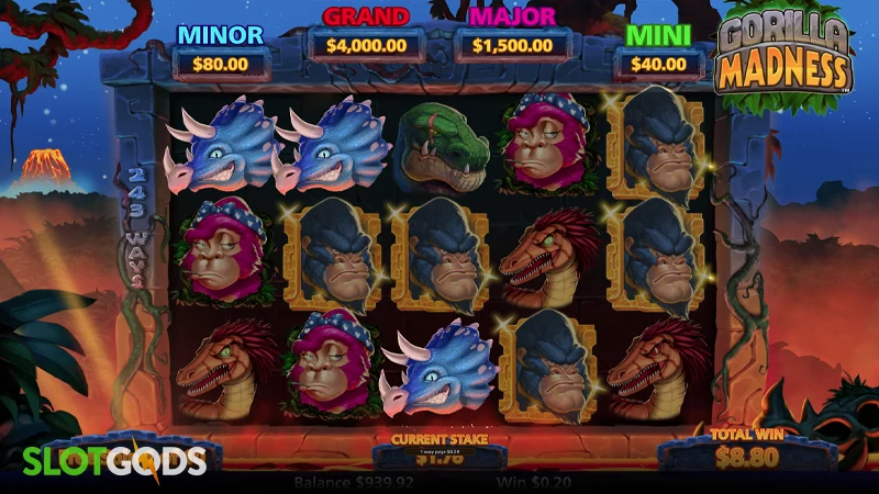 Gorilla Madness Slot - Screenshot 3
