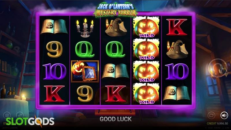 Jack O' Lantern's Mystery Mirrors Slot - Screenshot 1