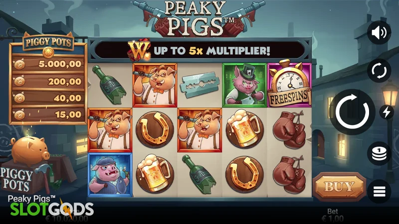Peaky Pigs Slot - Screenshot 1