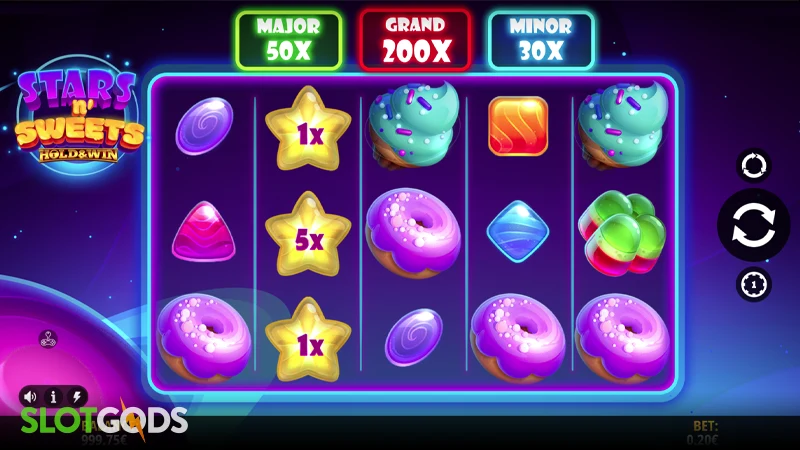 Stars n' Sweets Hold & Win Slot - Screenshot 1