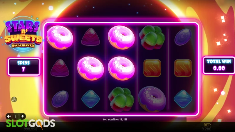 Stars n' Sweets Hold & Win Slot - Screenshot 2