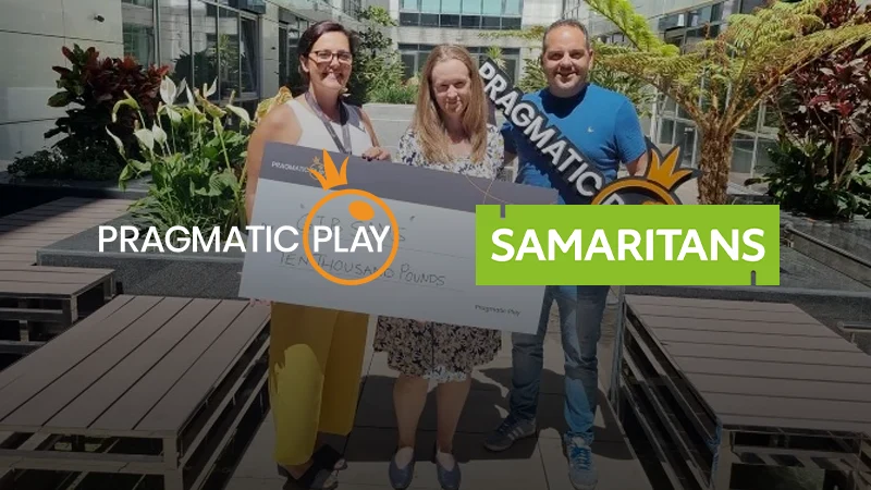 Pragmatic Play donates £10K to Samaritans charity