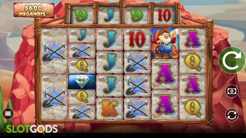 Diamond Mine Megaways Slot - Screenshot 1