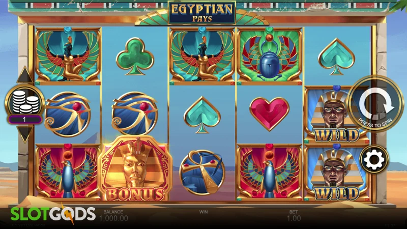 Egyptian Pays Slot - Screenshot 1