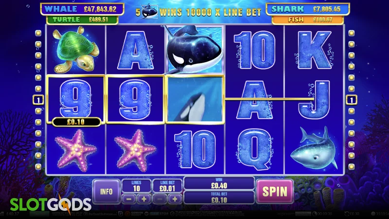 Great Blue Jackpot Slot - Screenshot 4