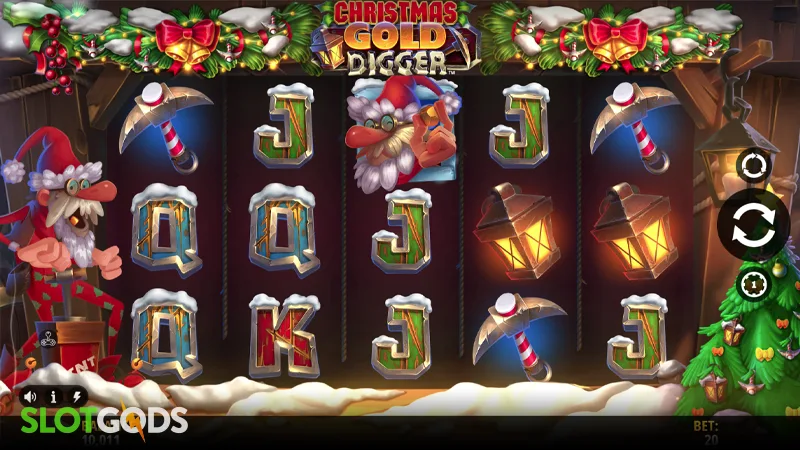 Christmas Gold Digger Slot - Screenshot 1