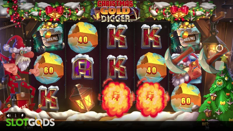 Christmas Gold Digger Slot - Screenshot 4