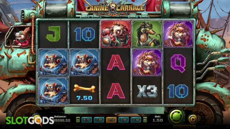 Canine Carnage Slot - Screenshot 