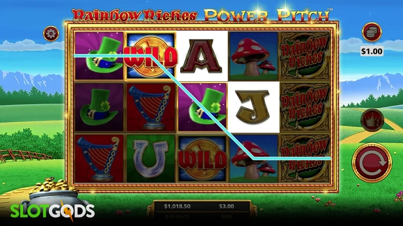 Rainbow Riches Power Pitch Slot - Screenshot 2