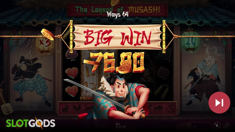 The Legend of Musashi Slot - Screenshot 4
