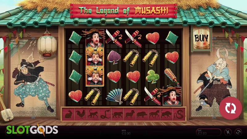 The Legend of Musashi Slot - Screenshot 1