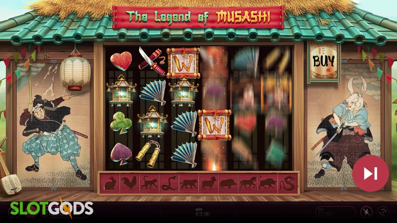 The Legend of Musashi Slot - Screenshot 2