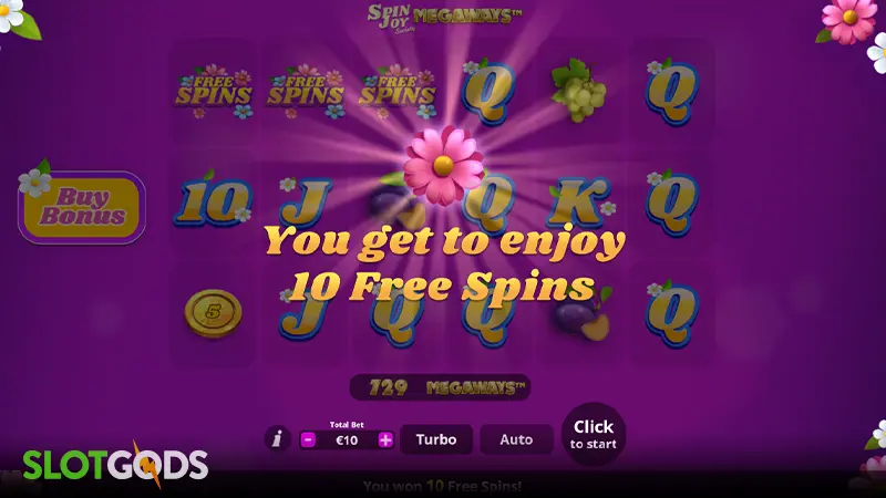 SpinJoy Society Megaways Slot - Screenshot 4