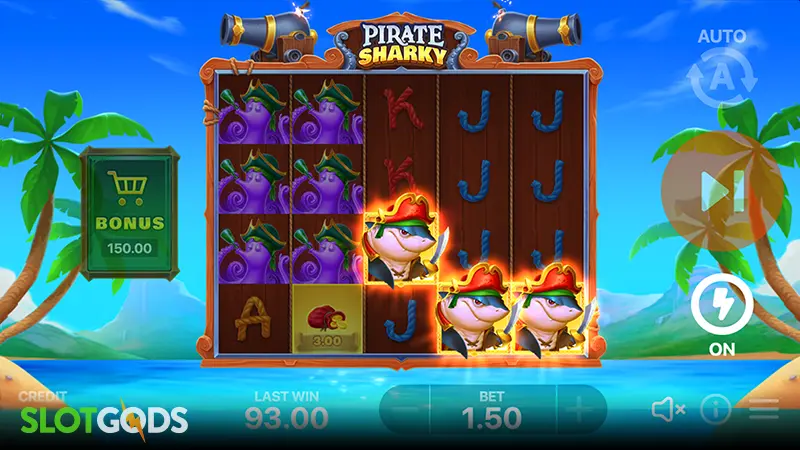 Pirate Sharky Slot - Screenshot 1
