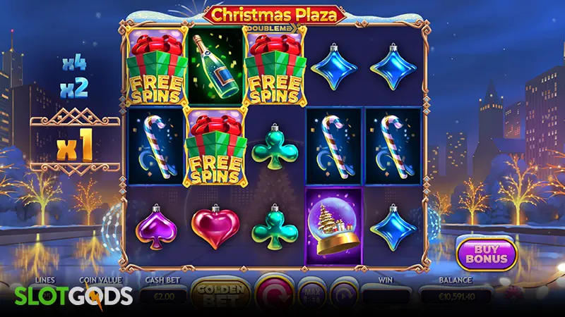 Christmas Plaza DoubleMax Slot - Screenshot 