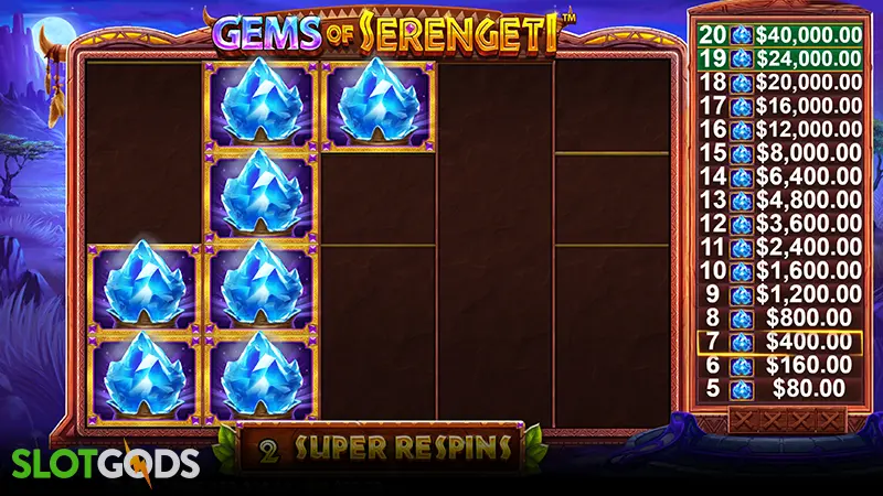 Gems of Serengeti Slot - Screenshot 3