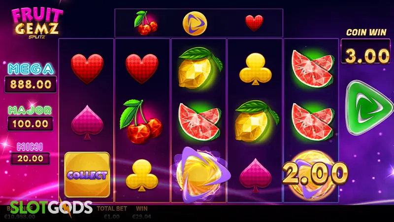 Fruit Gemz Splitz Slot - Screenshot 1