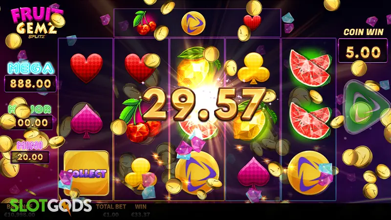 Fruit Gemz Splitz Slot - Screenshot 2