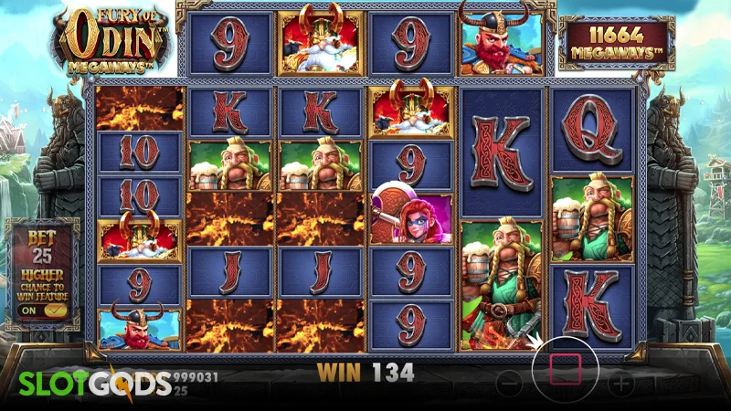 Fury of Odin Megaways Slot - Screenshot 2