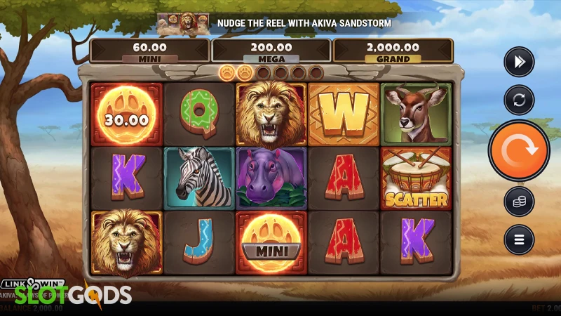 Akiva: Claws of Power Slot - Screenshot 1